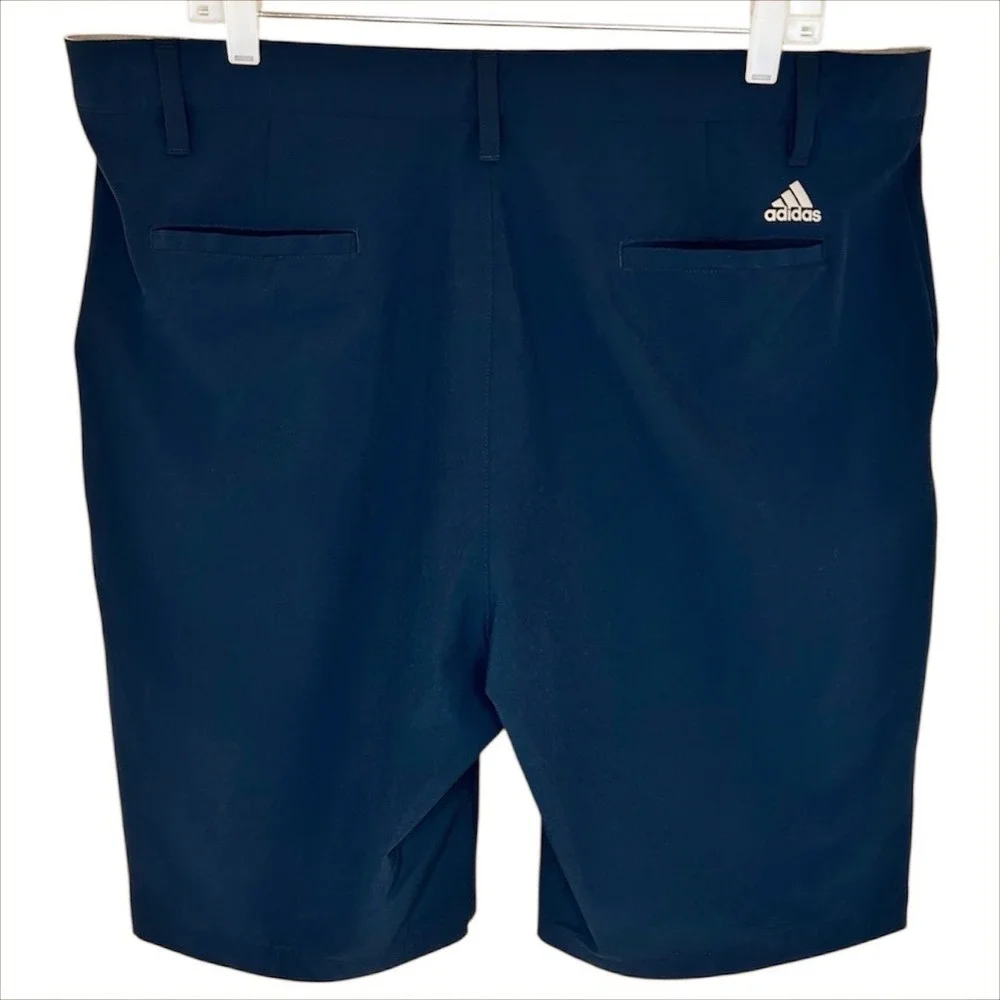 Adidas Golf Shorts 40 Navy Blue Ultimate 365 Stretch Grip Waist Performance NWOT